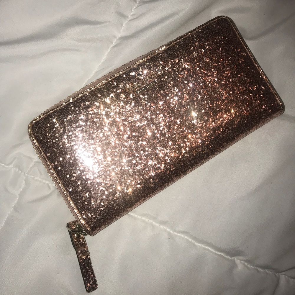 Kate spade glitter wallet